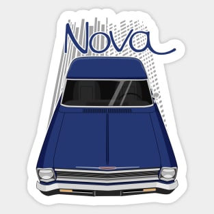 Chevrolet Nova 1966 - 1967 - deepwater blue Sticker